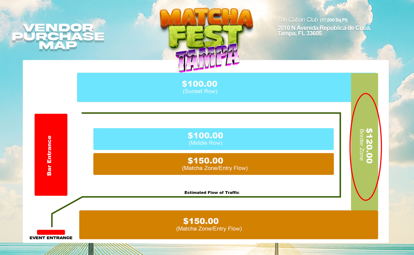 MatchaFest Tampa – Vendor Space Reservation