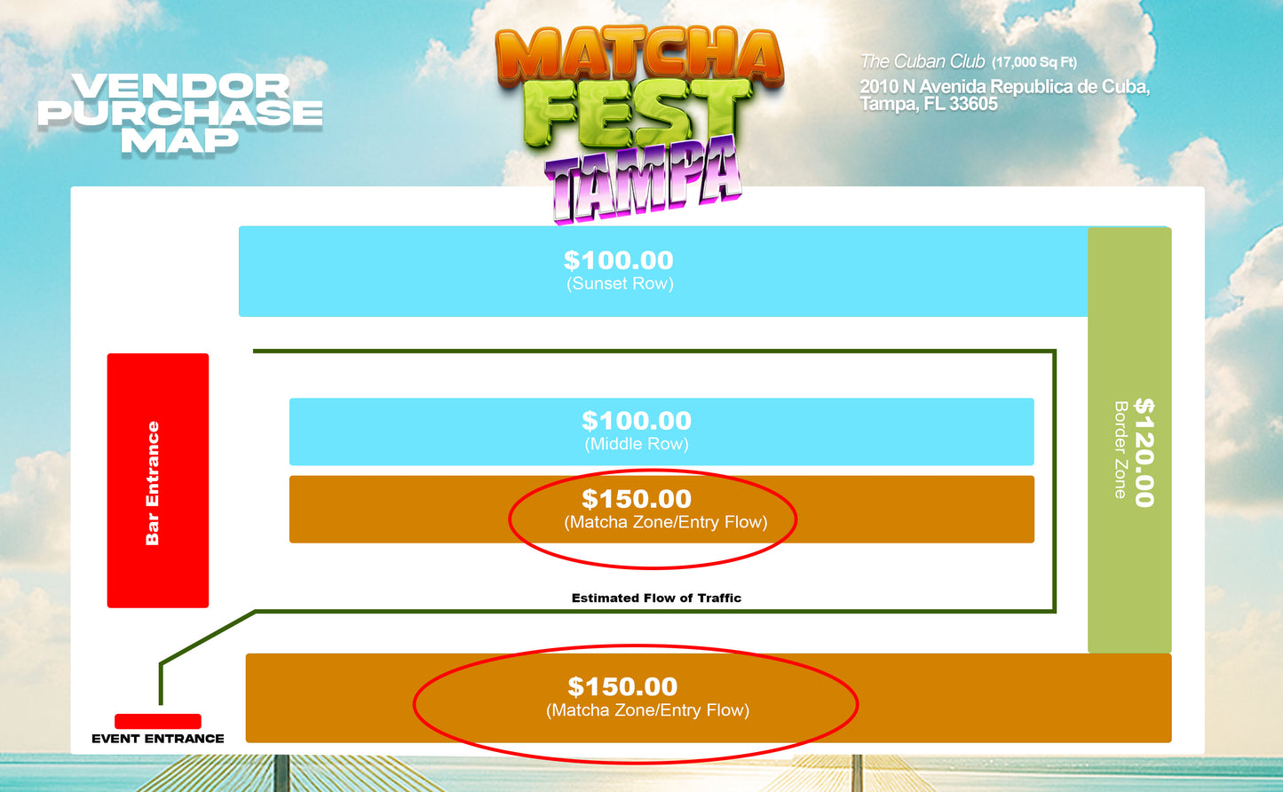 MatchaFest Tampa – Vendor Space Reservation