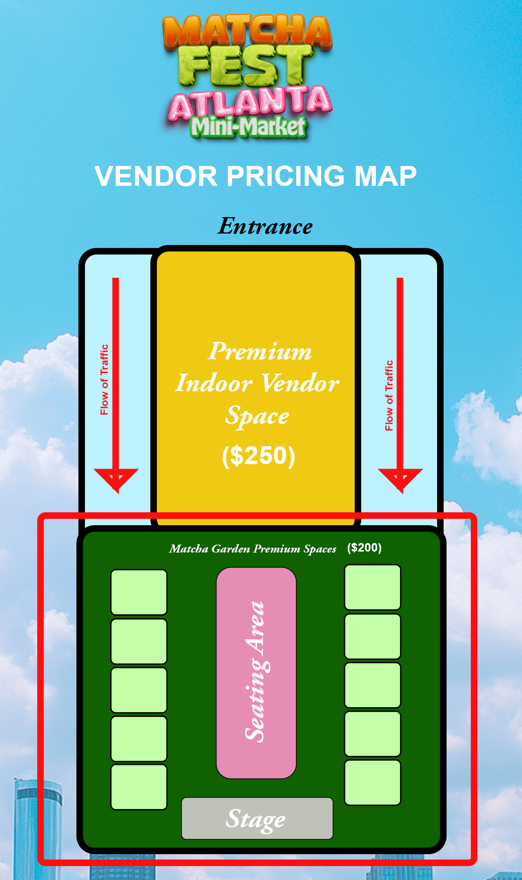 MatchaFest Atlanta Vendor Space