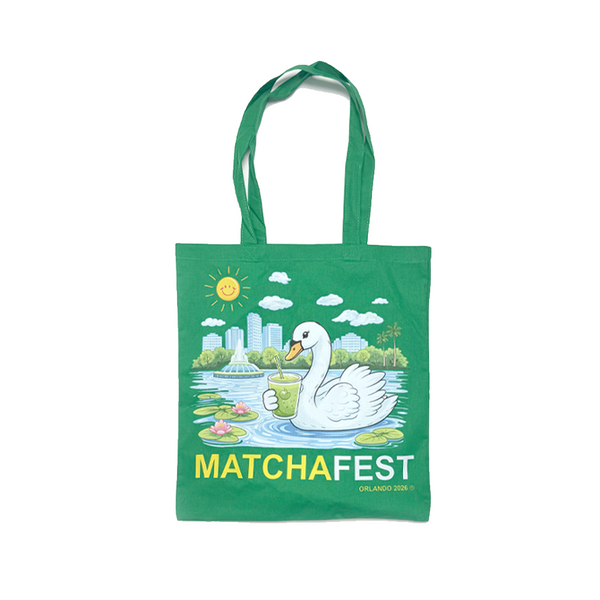 MatchaFest Orlando 2026 Tote – Green (No Restock)