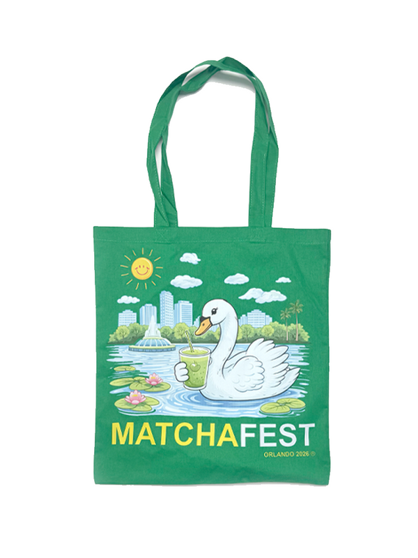 MatchaFest Orlando 2026 Tote – Green (No Restock)