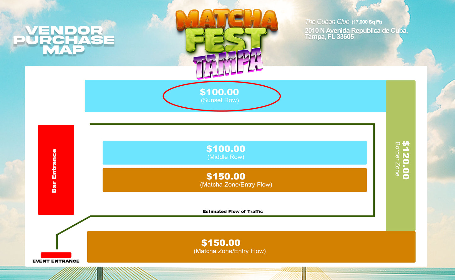 MatchaFest Tampa – Vendor Space Reservation